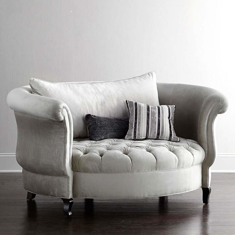 Velvet Sofa Chair: Ergonomic Style Combined-MinimalisticDecor.com