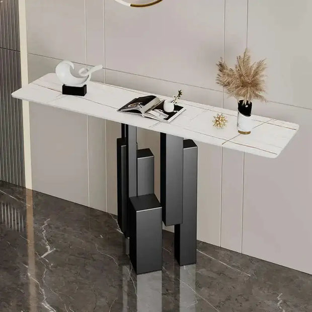 Vertical Builds Living Room Corner Console Table-MinimalisticDecor.com