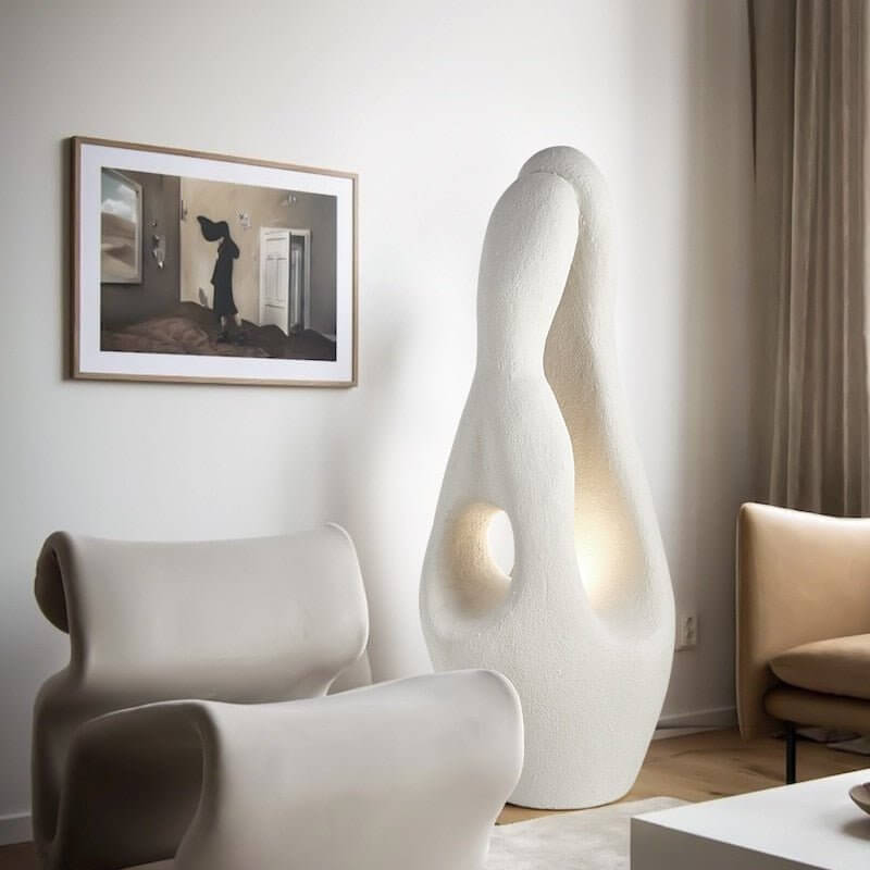 Wabi Sabi Floor Lamp - Simple Elegance-MinimalisticDecor.com