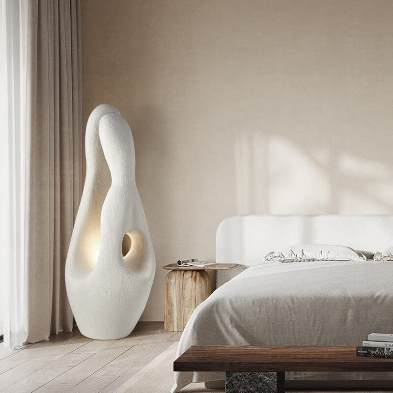Wabi Sabi Floor Lamp - Simple Elegance-MinimalisticDecor.com
