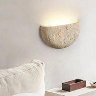 Wabi Sabi Natural Stone Wall Sconce Light-MinimalisticDecor.com