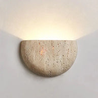 Wabi Sabi Natural Stone Wall Sconce Light-MinimalisticDecor.com