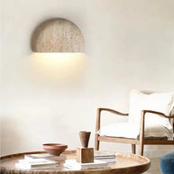 Wabi Sabi Natural Stone Wall Sconce Light-MinimalisticDecor.com