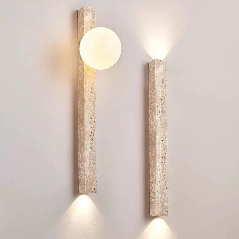 Wabi-Sabi Stone Wall Lamp-MinimalisticDecor.com