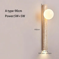 Wabi-Sabi Stone Wall Lamp-MinimalisticDecor.com