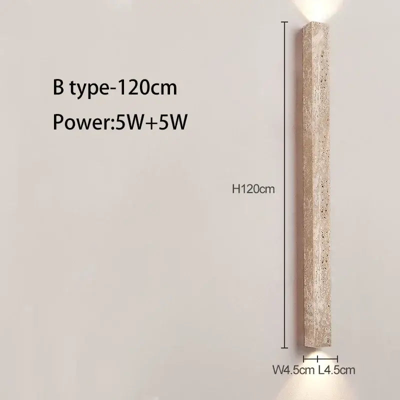 Wabi-Sabi Stone Wall Lamp-MinimalisticDecor.com