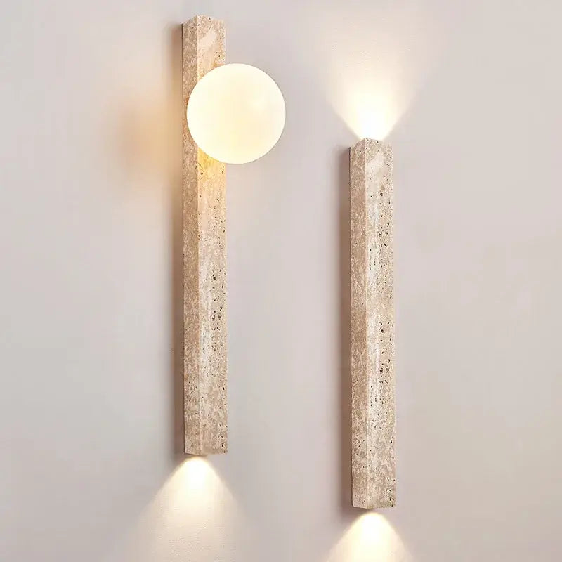 Wabi-Sabi Stone Wall Lamp-MinimalisticDecor.com