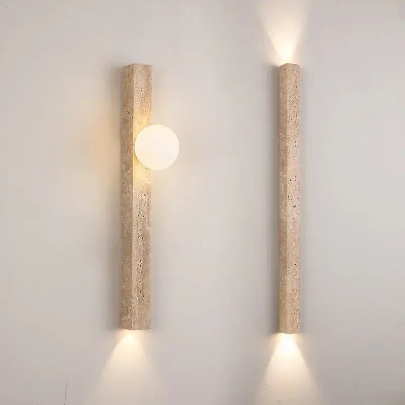 Wabi-Sabi Stone Wall Lamp-MinimalisticDecor.com