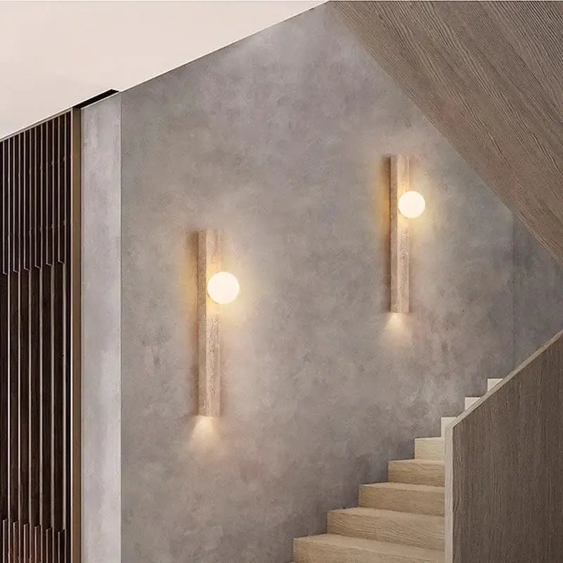 Wabi-Sabi Stone Wall Lamp-MinimalisticDecor.com