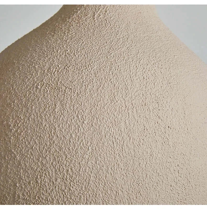 Wabi-Sabi Travertine Pendant Chandelier – E27 LED Cord Light in White &amp; Beige-MinimalisticDecor.com