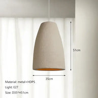 Wabi-Sabi Travertine Pendant Chandelier – E27 LED Cord Light in White & Beige-MinimalisticDecor.com