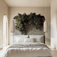 Wabi-Sabi Travertine Pendant Chandelier – E27 LED Cord Light in White & Beige-MinimalisticDecor.com