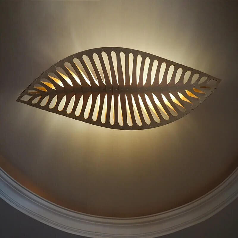 Wabi Sabi Wood Art Fish Bone Pendant Chandelier-MinimalisticDecor.com