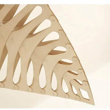 Wabi Sabi Wood Art Fish Bone Pendant Chandelier-MinimalisticDecor.com