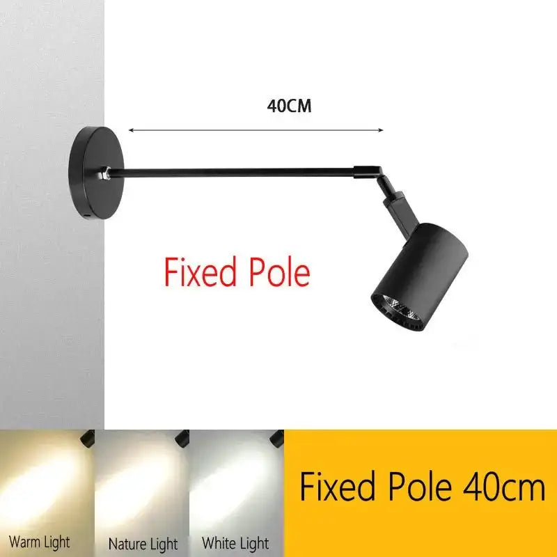 Wall Art LED Long Arm Extendable Telescopic Wall Light-MinimalisticDecor.com