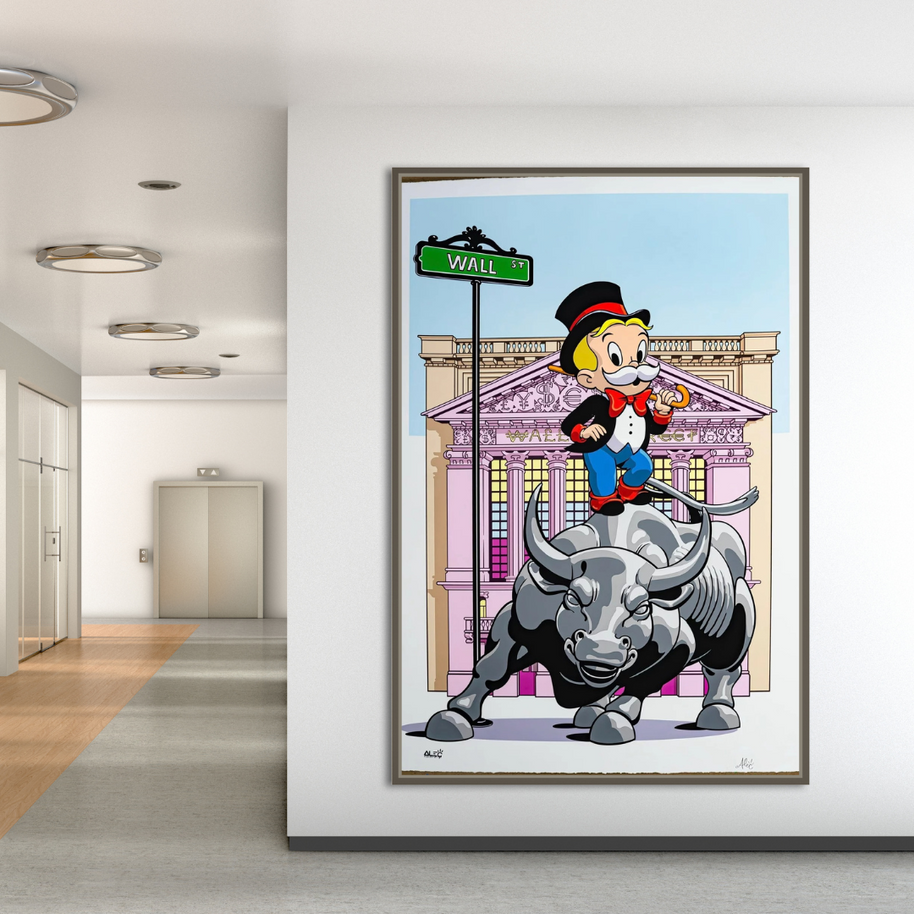 Wall Street Millionaire Forex - Richie Canvas Wall Art-MinimalisticDecor.com