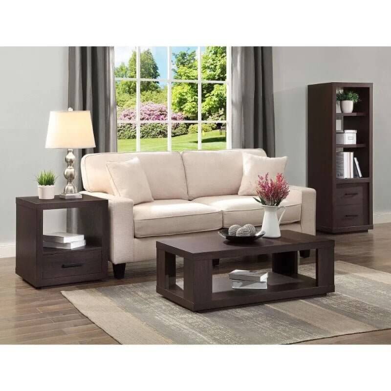 Walnut Cage Center Table-MinimalisticDecor.com