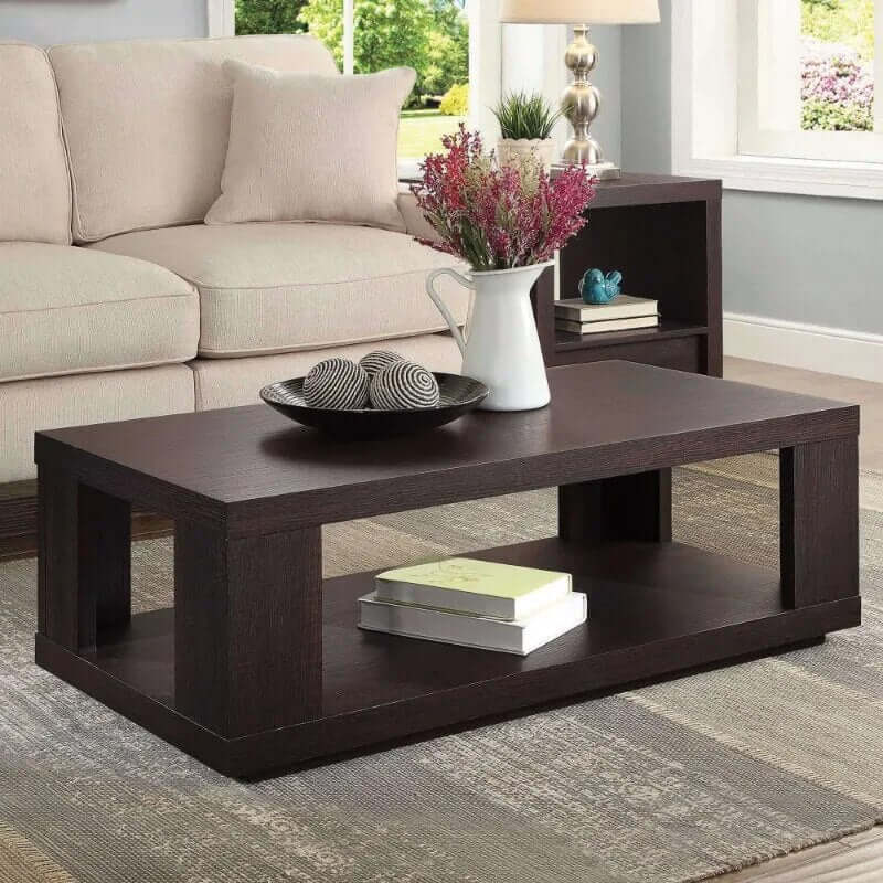 Walnut Cage Center Table-MinimalisticDecor.com