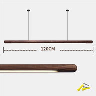 Walnut Hanging Light: Unique and Stylish Lighting Solution-MinimalisticDecor.com