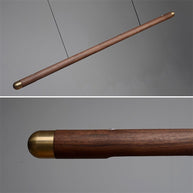 Walnut Hanging Light: Unique and Stylish Lighting Solution-MinimalisticDecor.com