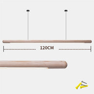 Walnut Hanging Light: Unique and Stylish Lighting Solution-MinimalisticDecor.com
