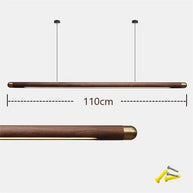 Walnut Hanging Light: Unique and Stylish Lighting Solution-MinimalisticDecor.com