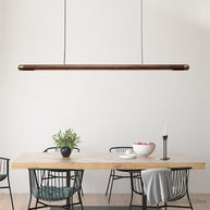 Walnut Hanging Light: Unique and Stylish Lighting Solution-MinimalisticDecor.com