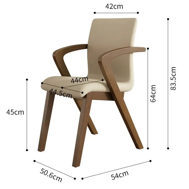 Walnut Wood Arch Dining Chairs – 3 Elegant Walnut Finishes-MinimalisticDecor.com