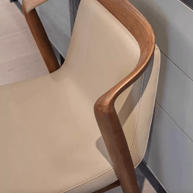 Walnut Wood Designer Dining Chairs – Timeless Elegance in Solid Wood-MinimalisticDecor.com