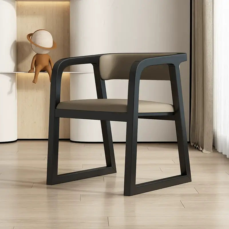 Walnut Wood Full Comfort Dining Chairs – Brown and Black Finishes-MinimalisticDecor.com