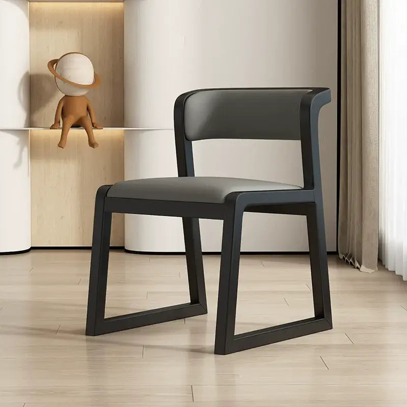 Walnut Wood Full Comfort Dining Chairs – Brown and Black Finishes-MinimalisticDecor.com