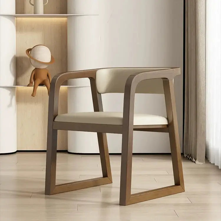 Walnut Wood Full Comfort Dining Chairs – Brown and Black Finishes-MinimalisticDecor.com