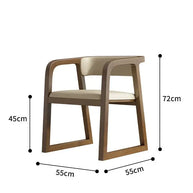 Walnut Wood Full Comfort Dining Chairs – Brown and Black Finishes-MinimalisticDecor.com