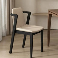 Walnut Wood Low Arch Dining Chairs – Light, Brown & Black Finishes-MinimalisticDecor.com