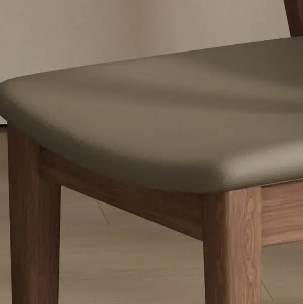 Walnut Wood Low Arch Dining Chairs – Light, Brown & Black Finishes-MinimalisticDecor.com