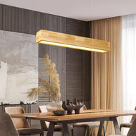 Walnut Wood Rectangular Hanging Light-MinimalisticDecor.com