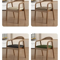 Walnut Wood Rustic Dining Chair – Handcrafted Natural Charm-MinimalisticDecor.com