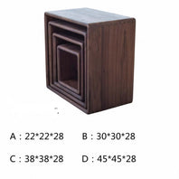 Walnut Wood Wall Hanging Shelves – Pure Solid Walnut in Multiple Sizes-MinimalisticDecor.com