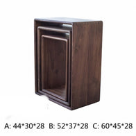 Walnut Wood Wall Hanging Shelves – Pure Solid Walnut in Multiple Sizes-MinimalisticDecor.com