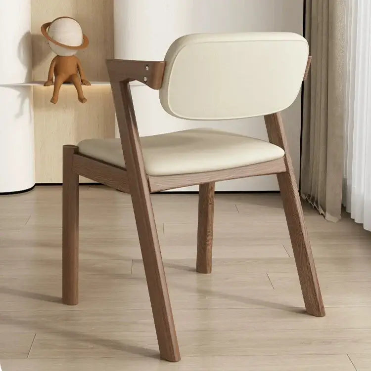 Walnut Wood Zig Zag Dining Chairs – Modern Design-MinimalisticDecor.com