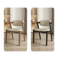 Walnut Wood Zig Zag Dining Chairs – Modern Design-MinimalisticDecor.com