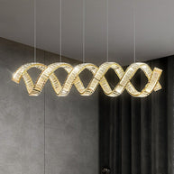 Wave Crystal Pendant Light: Enhance Your Space-MinimalisticDecor.com