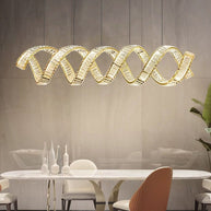 Wave Crystal Pendant Light: Enhance Your Space-MinimalisticDecor.com