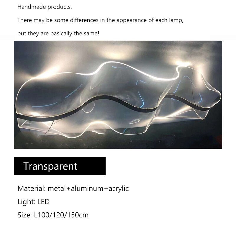 Wave LED Hanging Light for Dining and Kitchen Island-MinimalisticDecor.com