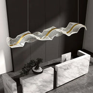 Wave LED Hanging Light for Dining and Kitchen Island-MinimalisticDecor.com