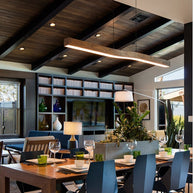 Wave Light: Wooden Wave Bar Hanging Light for Kitchen-MinimalisticDecor.com