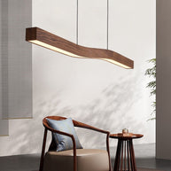 Wave Light: Wooden Wave Bar Hanging Light for Kitchen-MinimalisticDecor.com