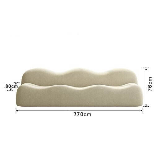 Wave Sofa – Exclusive Designer Curved Sofa for Modern Living Rooms-MinimalisticDecor.com