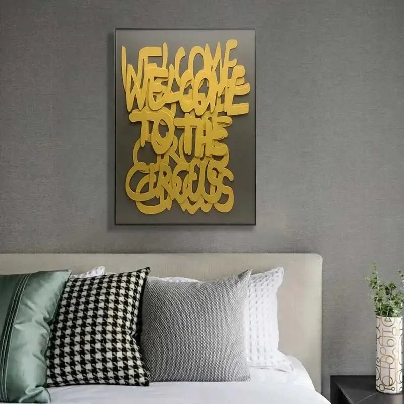 Welcome to the Circus 3d Wooden Wall Art-MinimalisticDecor.com