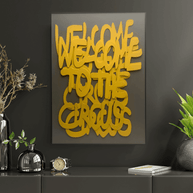Welcome to the Circus 3d Wooden Wall Art-MinimalisticDecor.com